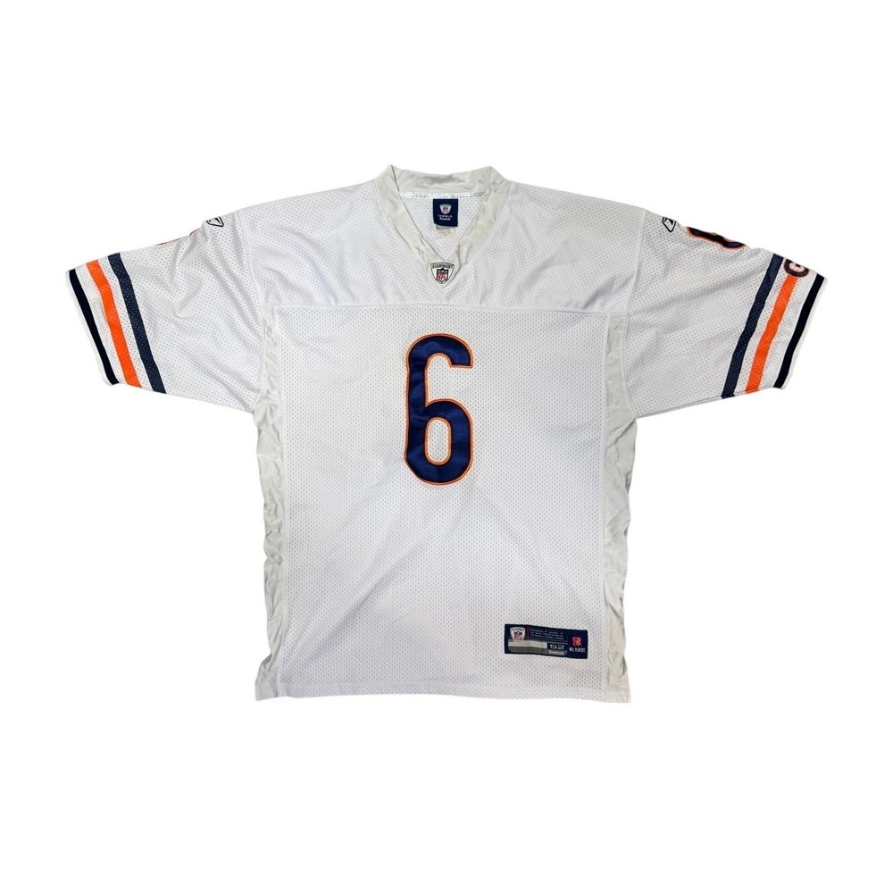 Reebok Jay Cutler Chicago Bears NFL Jersey Mens‎ 52 White Stitched Football 6